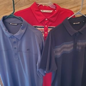 3 (worn once) TRAVIS MATHEW golf shirts XL